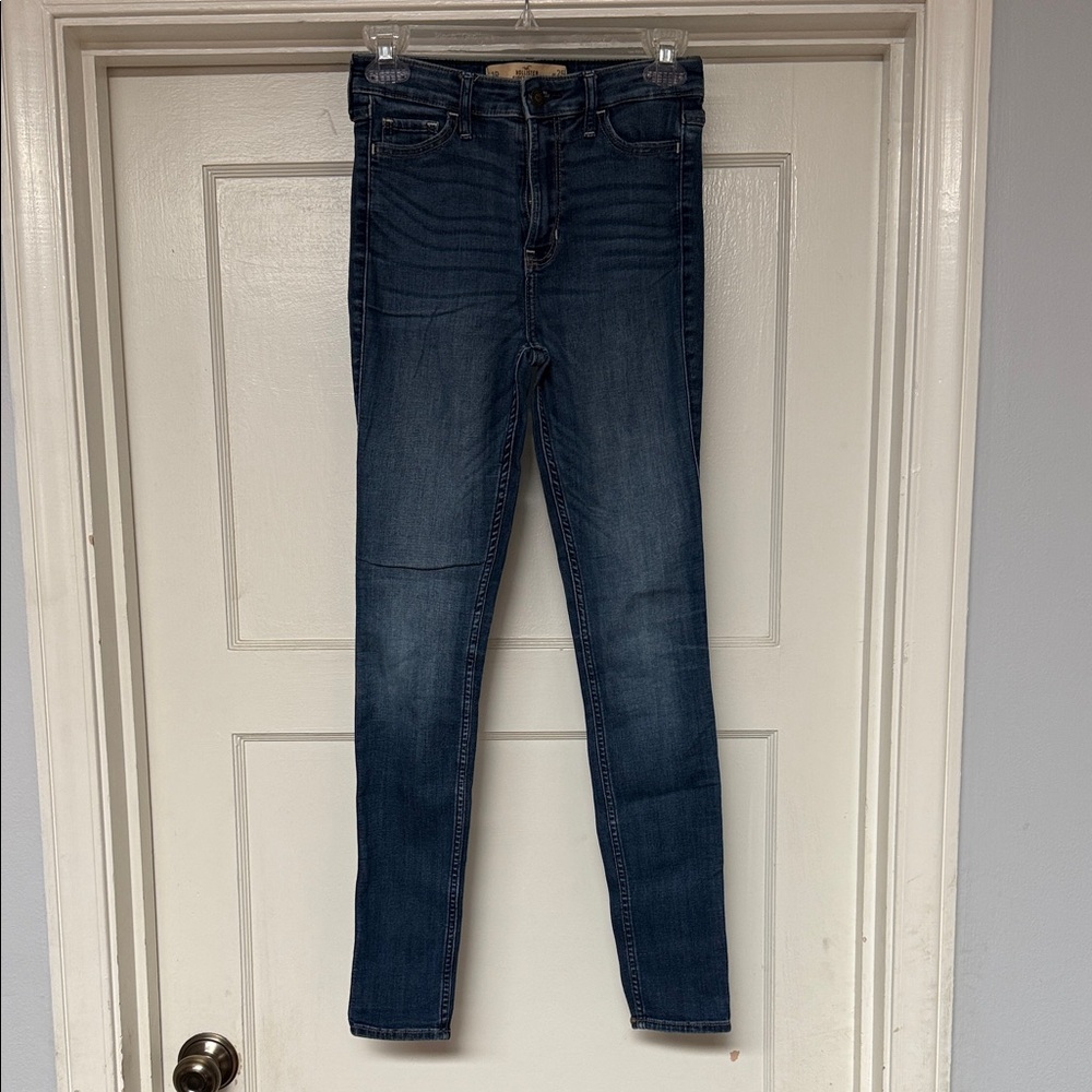 Hollister Dark Blue Women's Skinny Jeans